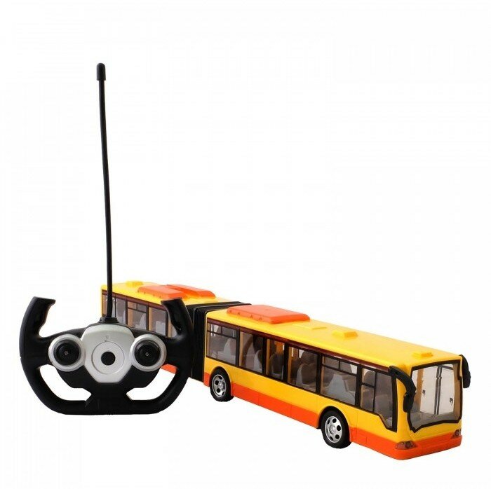 Радиоуправляемый пассажирский Автобус с гармошкой (желтый) - 666-676A-Y (666-676A-Y)
