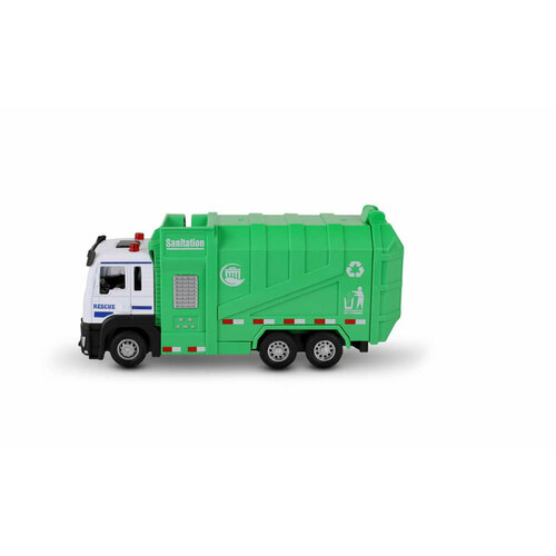 игрушка мусоровоз kid rocks 1 32 метал кабина свет и звук ab 2305 Машина KID ROCKS 1:32 звук/свет мусоровоз AB-2305