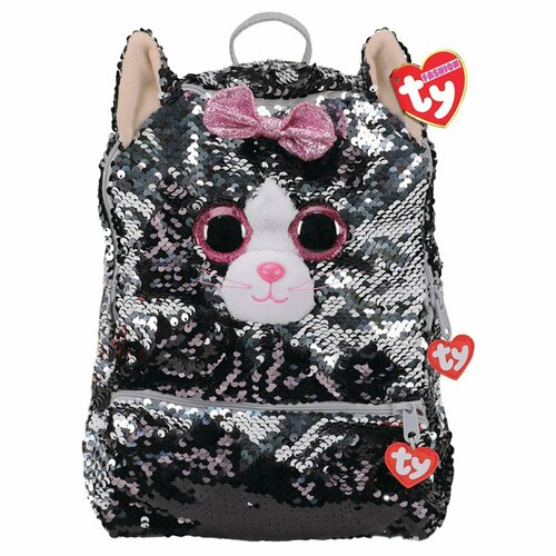 Рюкзак Ty прямоугольный Кики с пайетками сумка ty вимси кошка с пайетками