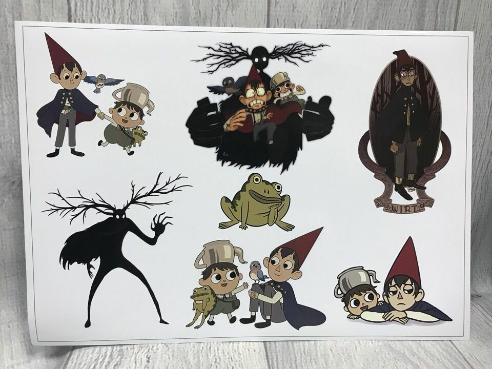 Стикеры По ту сторону изгороди Over the garden wall №2