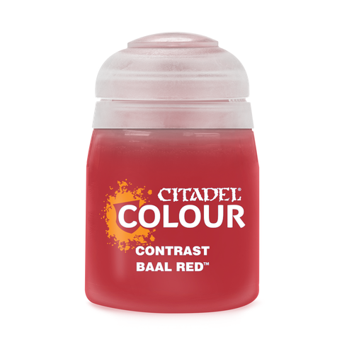 Краска - Contrast: Baal Red краска акриловая citadel contrast basilicanum grey 18ml