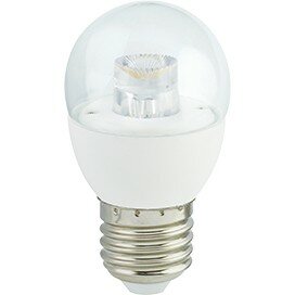 Светодиодная LED лампа шар с линзой Ecola G45 E27 (е27) 7W (Вт) прозрачное стекло 4000K 220V 84x45 (K7FV70ELC)