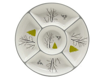 Менажница PRIMA COLLECTION Волшебный лес 26 см 5 ячеек HC8A04 C7