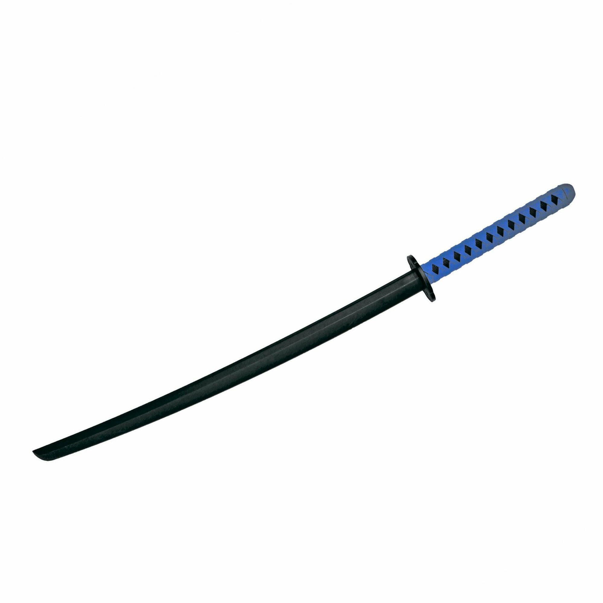 Макет меча самурай длина 105 см пластиковый цвет черный с синим