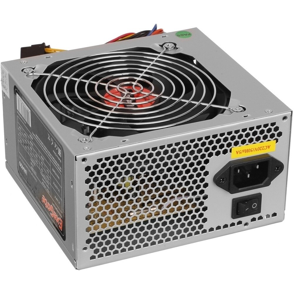 EXEGATE Блок питания EX292164RUS Блок питания 750W UNS750 ATX 12cm fan 24pin 4pin PCIe 3xSATA 2xIDE FDD