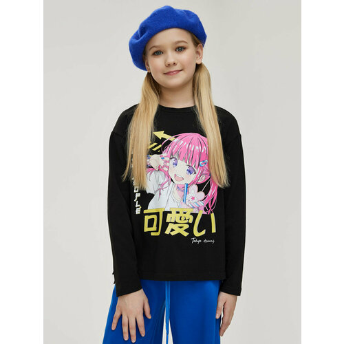 фото Лонгслив noble people, размер 158, черный