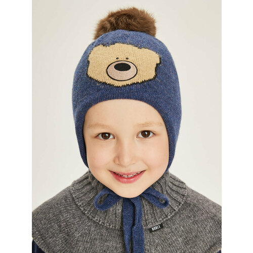 фото Шапка noble people, размер 50/52, синий