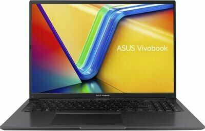 Ноутбук ASUS VivoBook 16 M1605YA-MB341 90NB10R1-M00FM0, 16", IPS, AMD Ryzen 7 5825U 2ГГц, 8-ядерный, 16ГБ DDR4, 512ГБ SSD, AMD Radeon, без операционной системы, черный