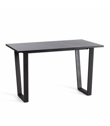 фото Стол обеденный COSTA, Мрамор черный/Черный