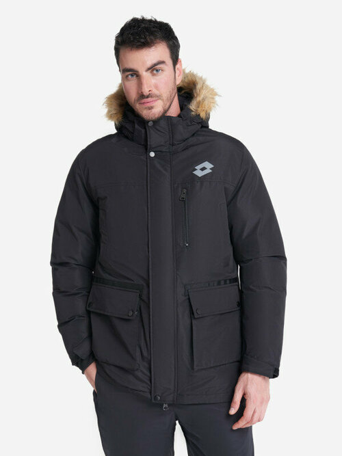 Куртка Lotto MENS PADDED JACKET, размер 44, черный