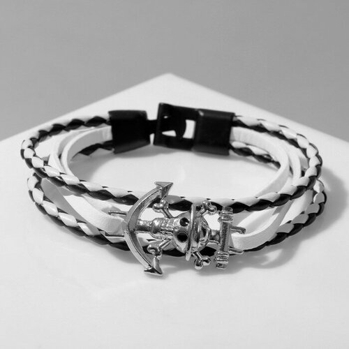 фото Браслет queen fair, эмаль, металл, белый