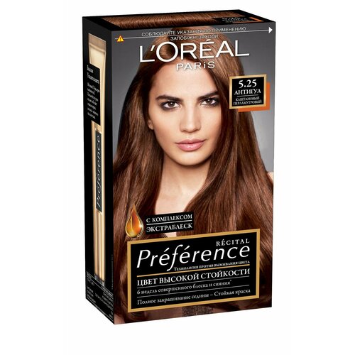 L'OREAL PARIS Recital Preference Краска для волос 5.25 Каштановый перламутровый