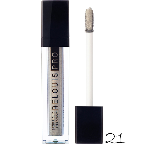 RELOUIS Тени для век жидкие сатиновые RELOUIS PRO Satin Liquid Eyeshadow тон:21 тени для век relouis relouis pro satin liquid eyeshadow жидкие сатиновые тон 22 bronze n roses