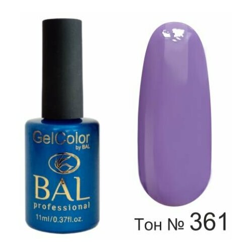 BAL Gel Color №361 Гель-лак каучуковый Сакура 11 мл bal gel color 348 гель лак каучуковый аргентинское танго 11 мл