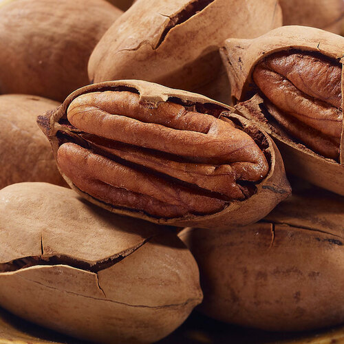 Изображение товара Пекан орех неочищенный в скорлупе 1000г / свежий урожай