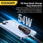 Автомобильное зарядное устройство Essager 54 Вт USB 5А, быстрая зарядка, Quick Charge + PD