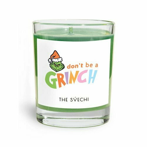 Свеча ароматическая The Svechi Hype Don't be a Grinch, топленая карамель, хлопковый фитиль, 200 мл