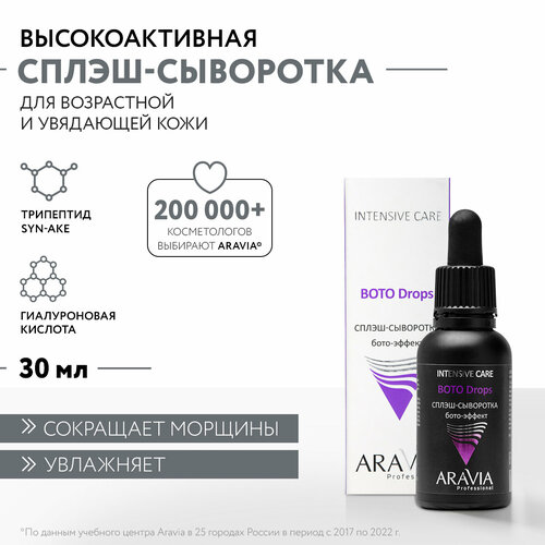 ARAVIA Professional Intensive Care Boto Drops Сплэш-сыворотка для лица бото-эффект, 30 мл aravia professional сплэш сыворотка для лица boto drops 30 мл