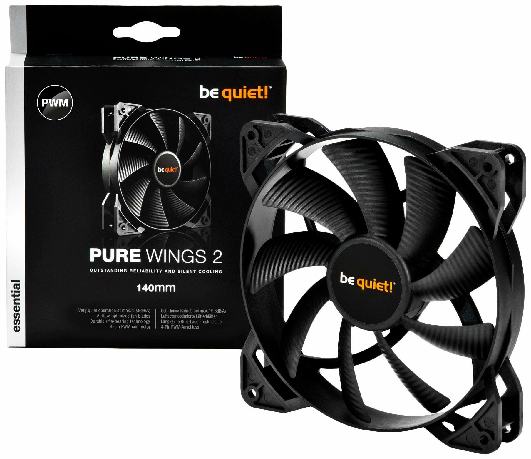 Вентилятор для корпуса be quiet! Pure Wings 2 140mm PWM