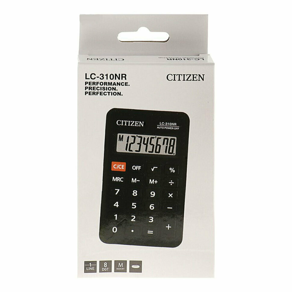 Калькулятор карманный CITIZEN LC-310NR