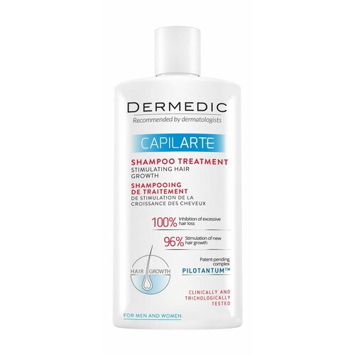 Шампунь стимулирующий рост волос Dermedic Capilarte Shampoo Treatment