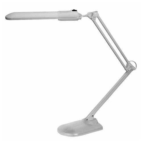 Светильник настольный Дельта на подставке люминесцентный 11 Вт серый высота 70 см 2G7 3897₽