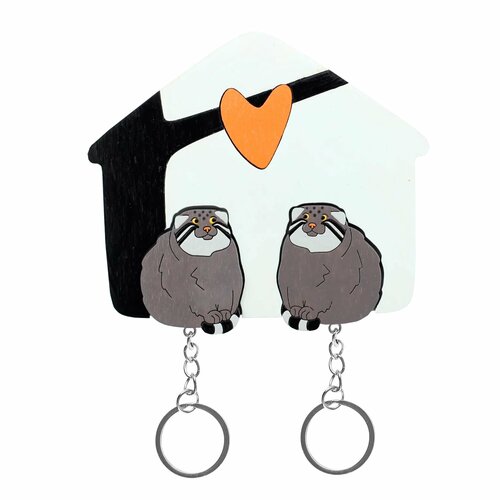 Ключница двойная Манул