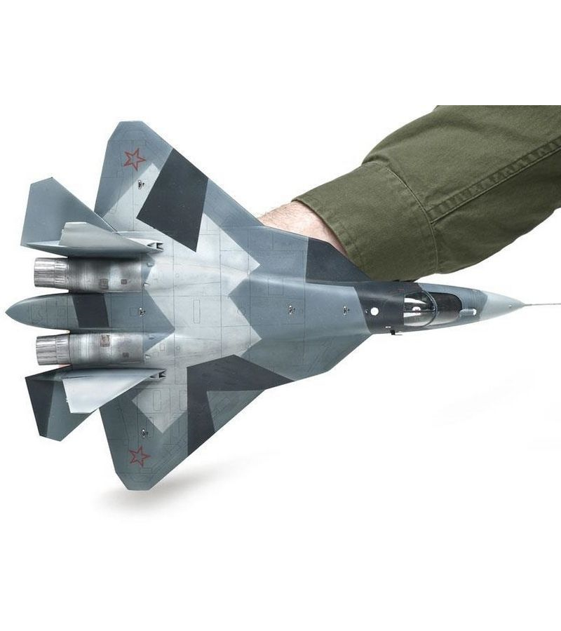 Сборная модель Звезда Самолет Су-50 - фото №15