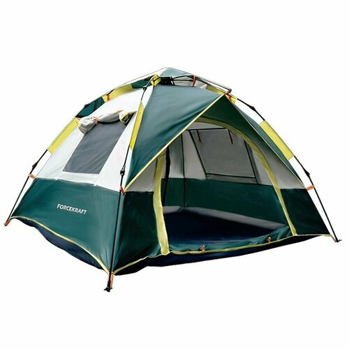 Палатка кемпинговая(210х200х135см, полиэстер, каркас стеклопластик)