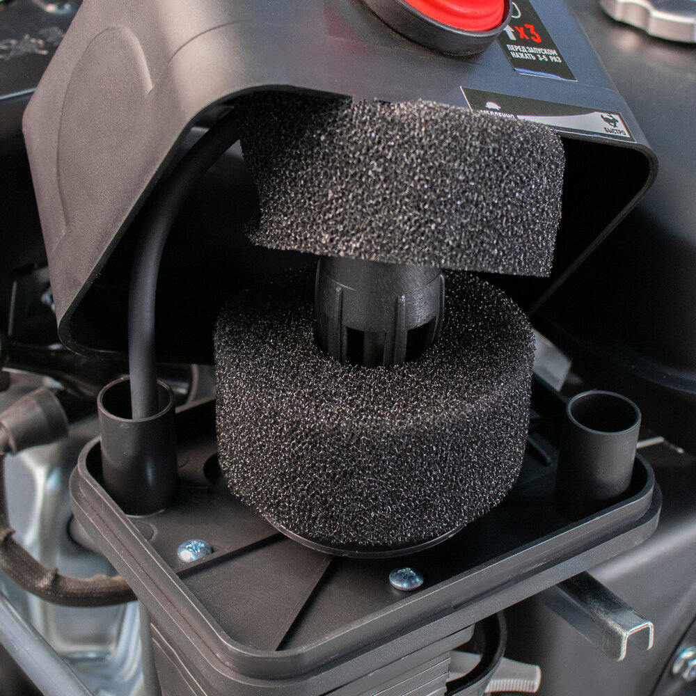 Снегоуборочная машина бенз. Verton Ice SB-761LTE (5,15кВт/7л. с, V 212см3, шир/выс 61/51см, гусеницы, фара, электрозапуск) — фото 12
