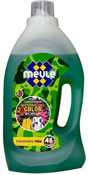 фото Гель для стирки Meule "Color Green", 46 стирок, концентрированный, для цветного белья и пуховиков, 2 л (701369611)