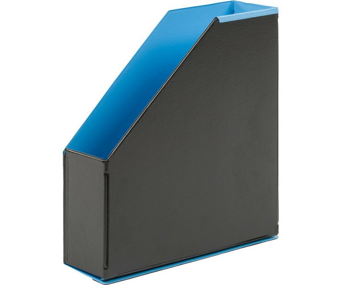 Вертикальный накопитель Bantex 70 мм, складной, Модерн, голубой (152012BL)
