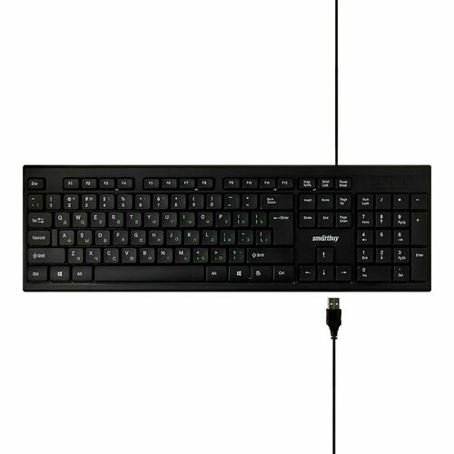 Клавиатура проводная SmartBuy One 114 USB черная 74400₽