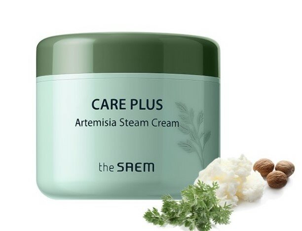 Увлажняющий крем для лица с полынью и маслом ши The SAEM Care Plus Artemisia Steam Cream (100 мл)