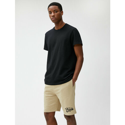 фото Шорты koton, размер 48, коричневый