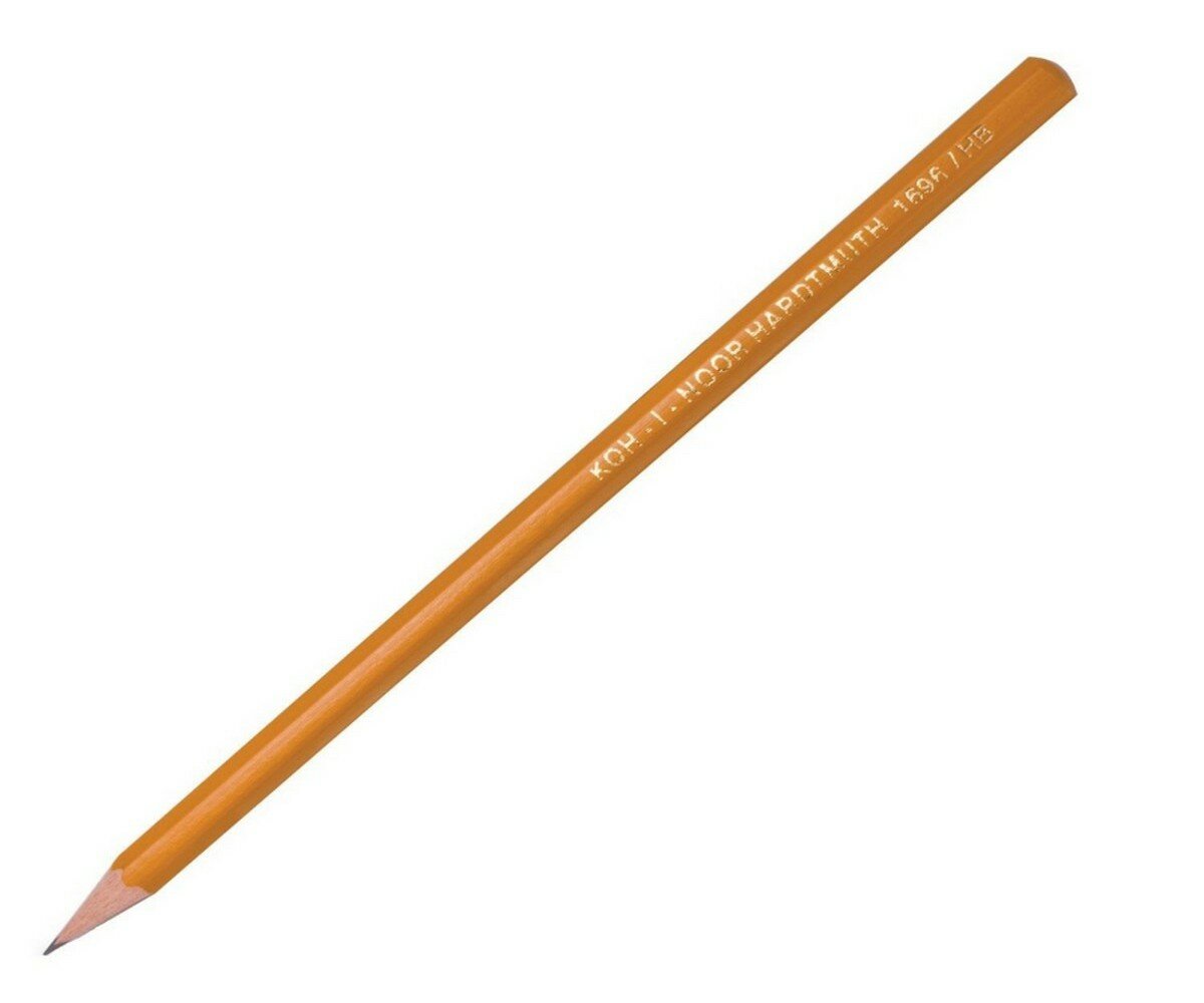 Набор чернографитных карандашей Koh-i-noor 1696 10 шт, 2H-2B, заточенные