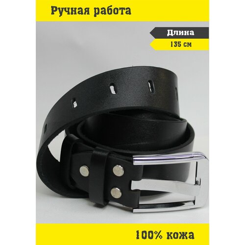 фото Ремень , размер 140, черный нет бренда