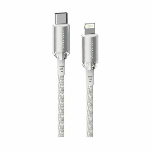 Кабель Vyvylabs Crystal Series Fast Charging Data Cable Type-C to Lightning 30W 1m VCSCL01 White кабель hoco x70 ferry charging data cable for type c 1m 3 0а white