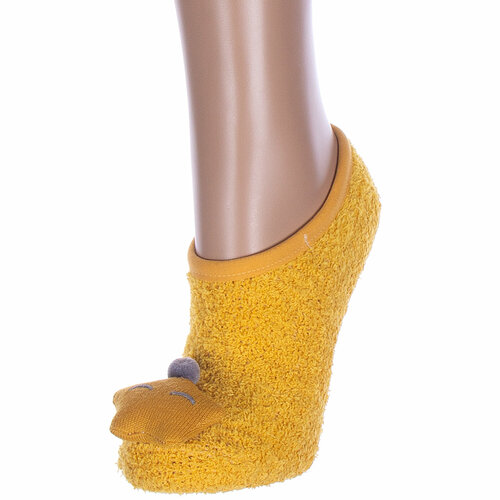 Носки HOBBY LINE, размер 36-40, желтый носки hobby line размер 36 40 желтый