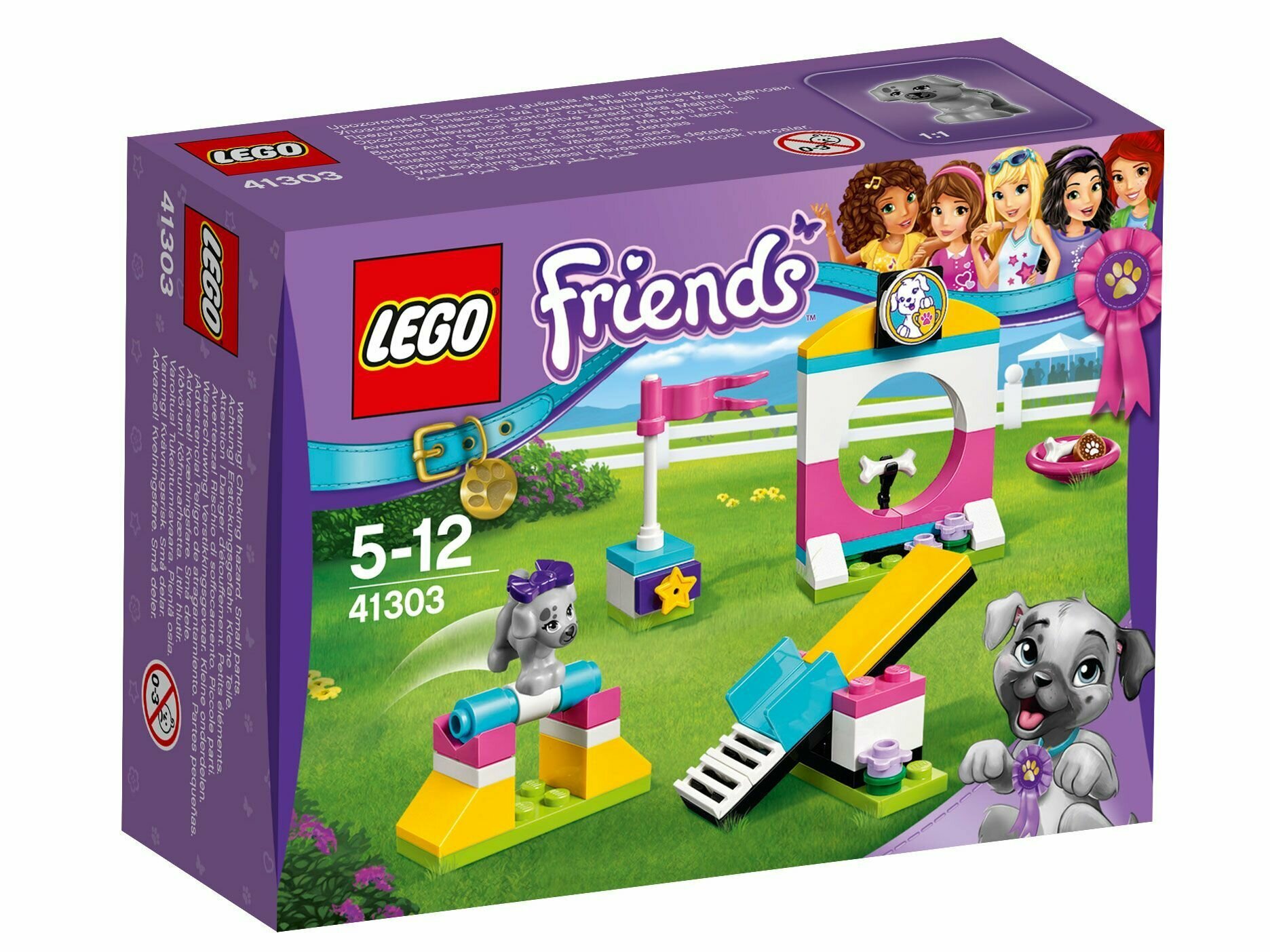 Конструтор LEGO Friends 41303 Выставка щенков: Игровая площадка