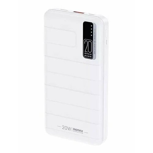 Внешний аккумулятор повербанк Power bank Remax RPP-316 20000mAh PD 20W + QC 22.5W белый внешний аккумулятор remax rpp 522 bole series 20w 22 5w pd qc fast charging power bank 3 0a 3