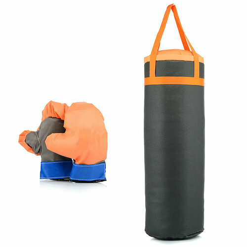 фото Детский боксерский набор, груша 70*25см, спорт, игровые перчатки supersport