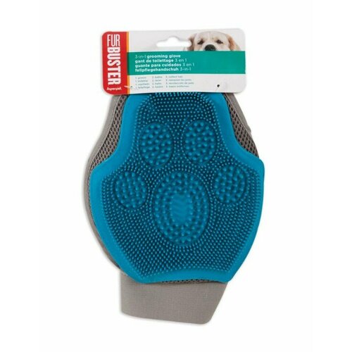 Варежка Petmate 3in1 для удаления выпавшей шерсти у собак