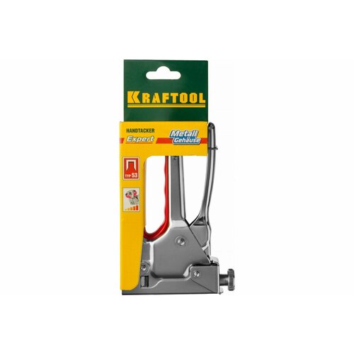 KRAFTOOL HAMMER TACKER, тип 53 (A/10/JT21) 23GA (6 - 10 мм), высокоскоростной стальной скобозабиватель (3153)