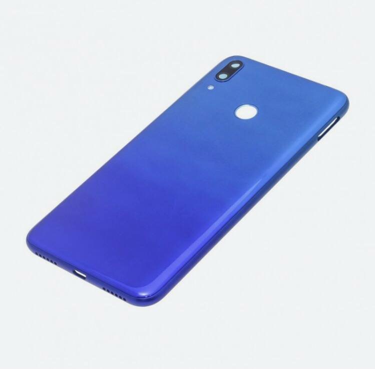 Задняя крышка для Huawei Y7 2019 (DUB-LX1) (Синий)