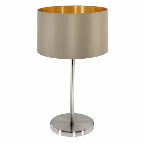 Лампа декоративная EGLO Maserlo 31629, E27, 60 Вт, серый