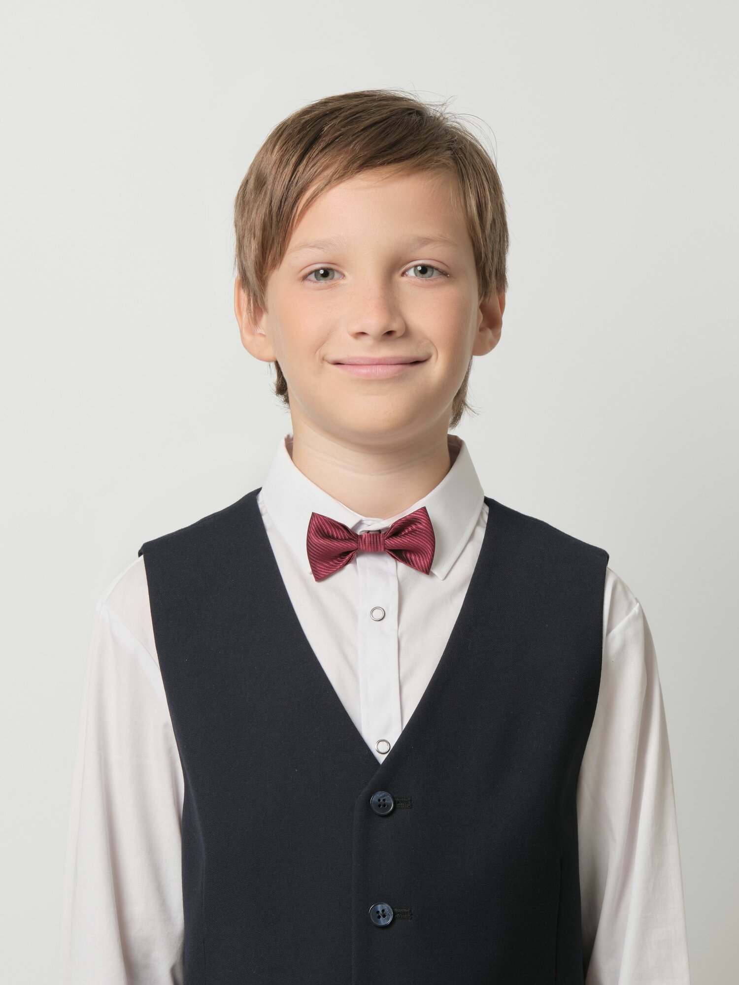 Бабочка Андерсен, бордовый — фото 1