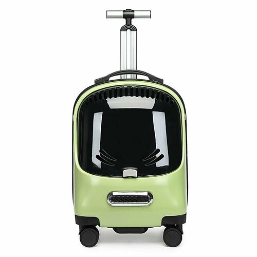 Переноска тележка сумка 2 в 1 на колёсах для кошек и собак, для мелких и средних пород (до 15 кг), складной, съемный, серый