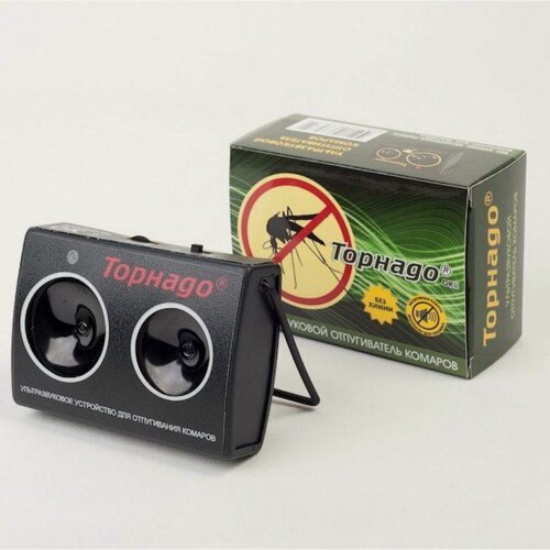 Изображение товара Ультразвуковой мощный 50 м2 дом/улица/рыбалка отпугиватель комаров и москита TORNADO TM