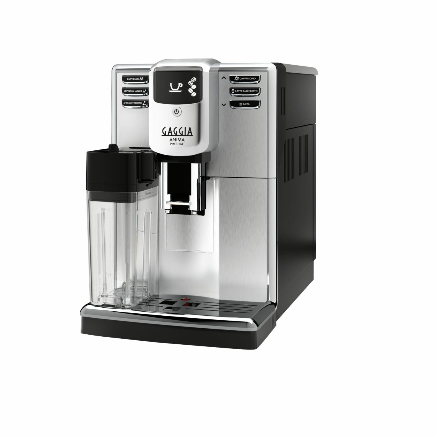 Кофемашина Gaggia Anima Prest.OTC SS серебристый мощность 1850Вт объем 18л контейнер 250г